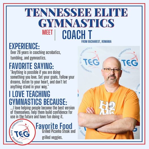 Traian - Tennessee Elite Gymnastics Staff