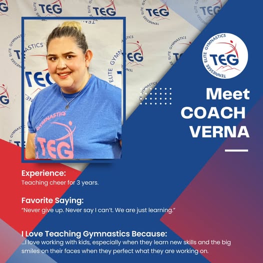 Coach Verna - Tennessee Elite Gymnastics Staff